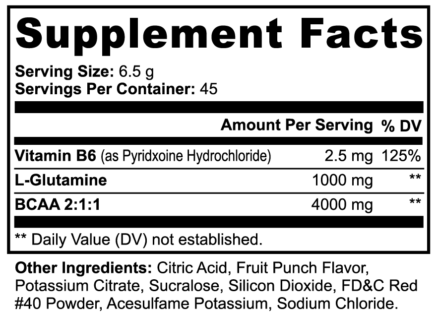 Agimat Shock - BCAA (Fruit Punch)